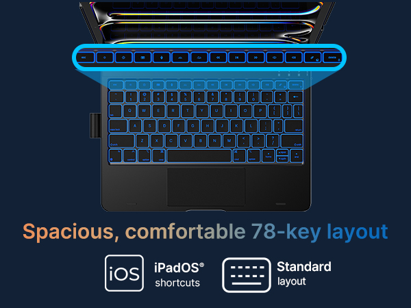 keyboard for ipad pro 11 2024/2025 inch case