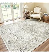 Lofus 5x7 Area Rugs for Living Room, Washable Area Rug, Rugs for Bedroom, Kitchen, Vintage Boho C...