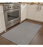 RESARE Kitchen Mats, No Slip Kitchen Mats for Floor, Absorbent Quick Dry Washable Kitchen Rugs in...
