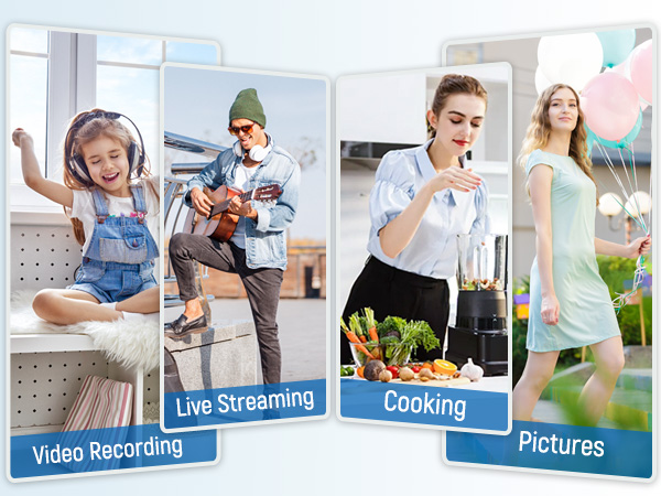 tripod for video rocording live cooking