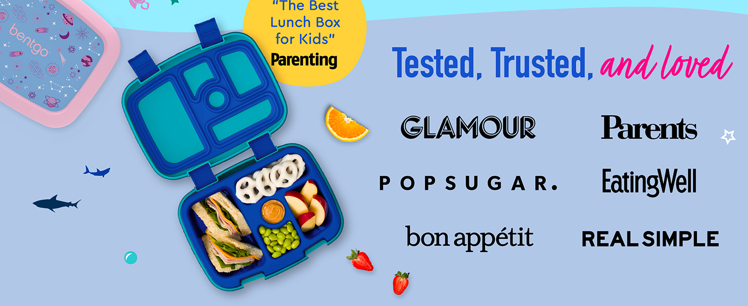 loved by parents tested trusted and loved bentgo kids lunch box in the press