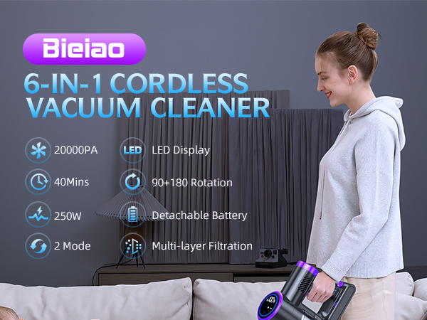 6-IN-1 CORDLESS VACUUM CLEANER
