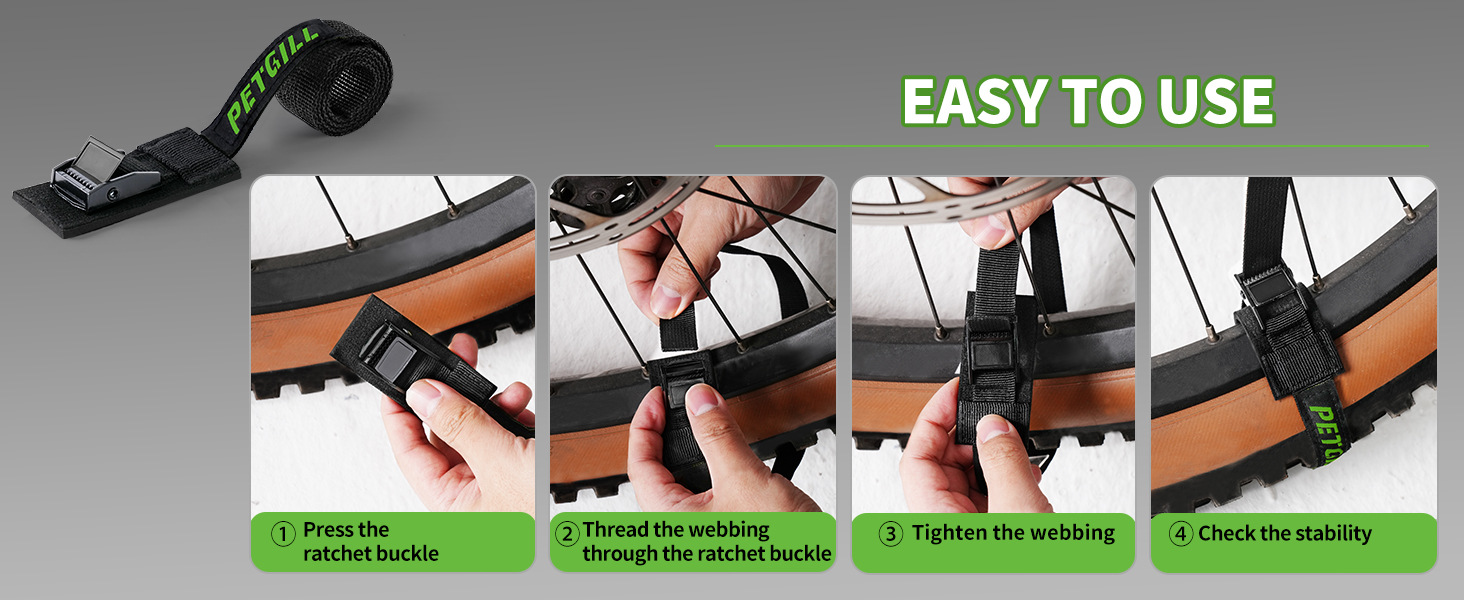 bike rack straps