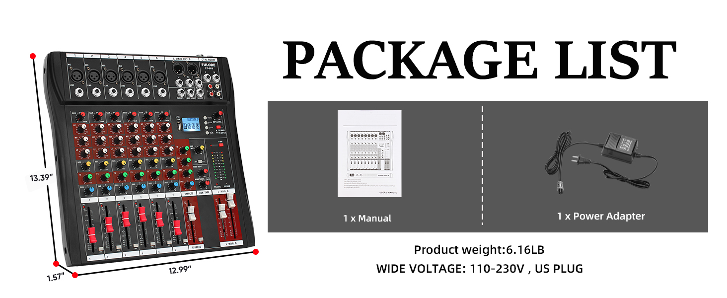 PACKAGE LIST