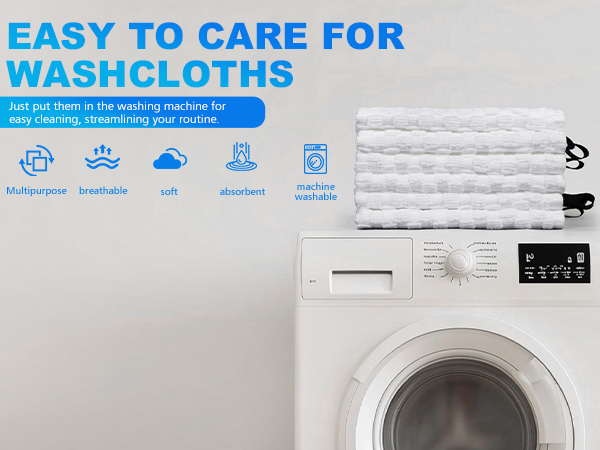 100% Cotton Wash Cloths