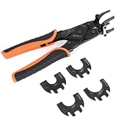 PLATATO Push to Connect Removal Tool Disconnect Tongs Tool for 1/2”, 3/4”, 1” Push in Fittings Pl...