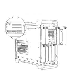 U.2 NVMe SSD enclosure, PCIe 3.0 drive, SAS HDD enclosure