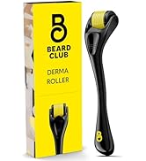 The Beard Club Derma Roller for Face, Body and Scalp - Microneedling for Men and Women with 540 T...