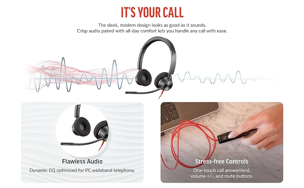 Blackwire 3320 USB-C Teams