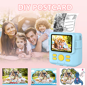 Instant Print Camera for Kids