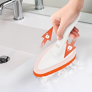 Unique lock mechanism to lock the brush head in place, 0 degree, 45 degree, 90 degree