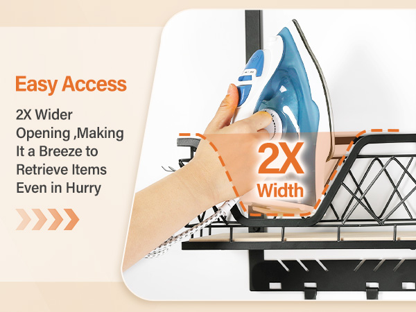 ironing board hanger wall mount