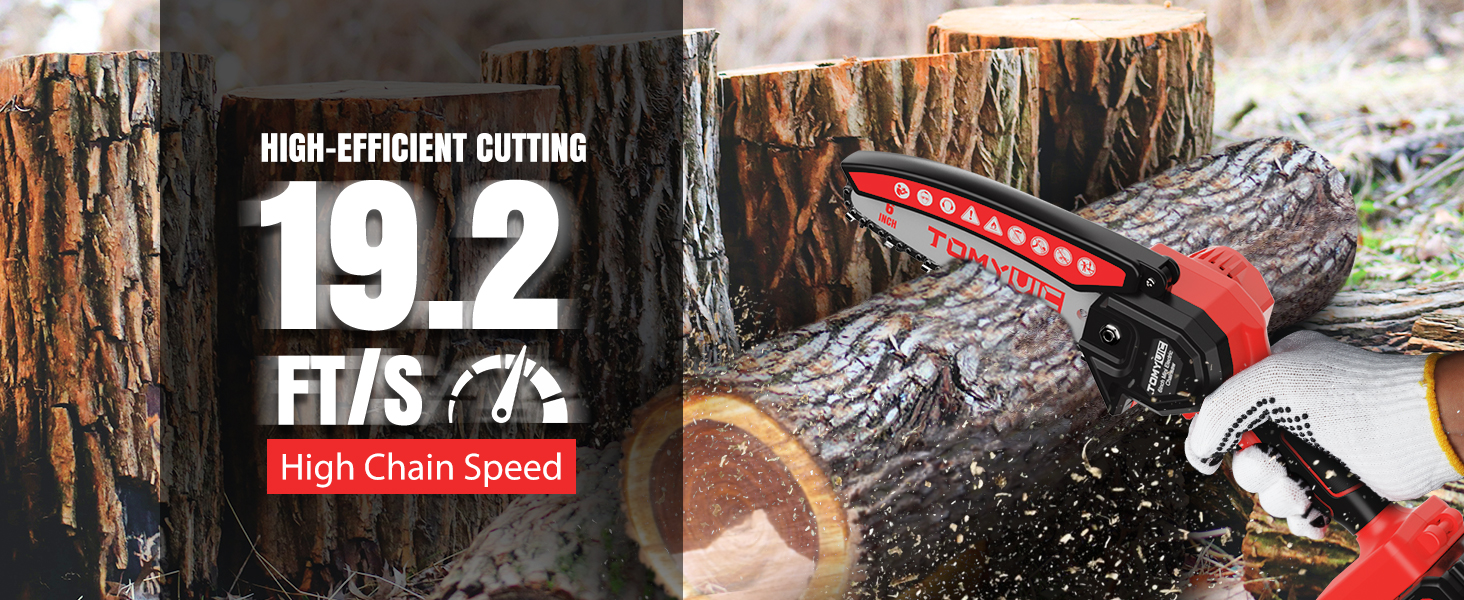 mini chainsaw 6 inch cordless