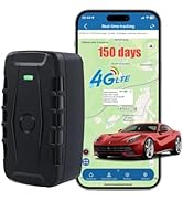 GPS Tracker for Vehicles Long Battery Life 20000mAh up to 150 Days Battery Tracker Device for Veh...