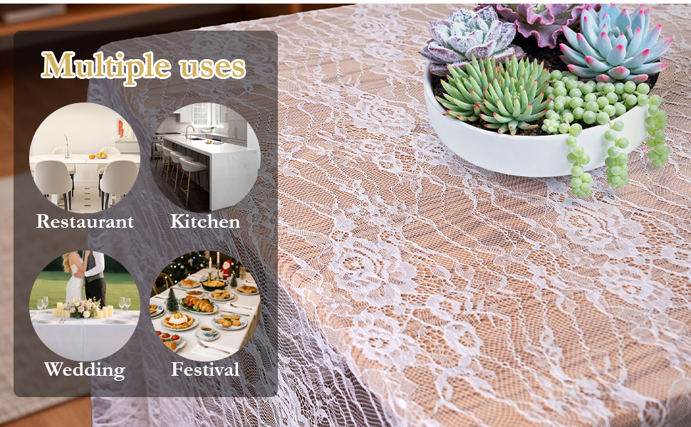 Lace tablecloth