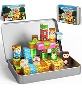 Zerxpho Mini Magnetic Building Cubes Set for Kids Aged 3+, 60PCS Adventure-themed Magnetic Blocks...