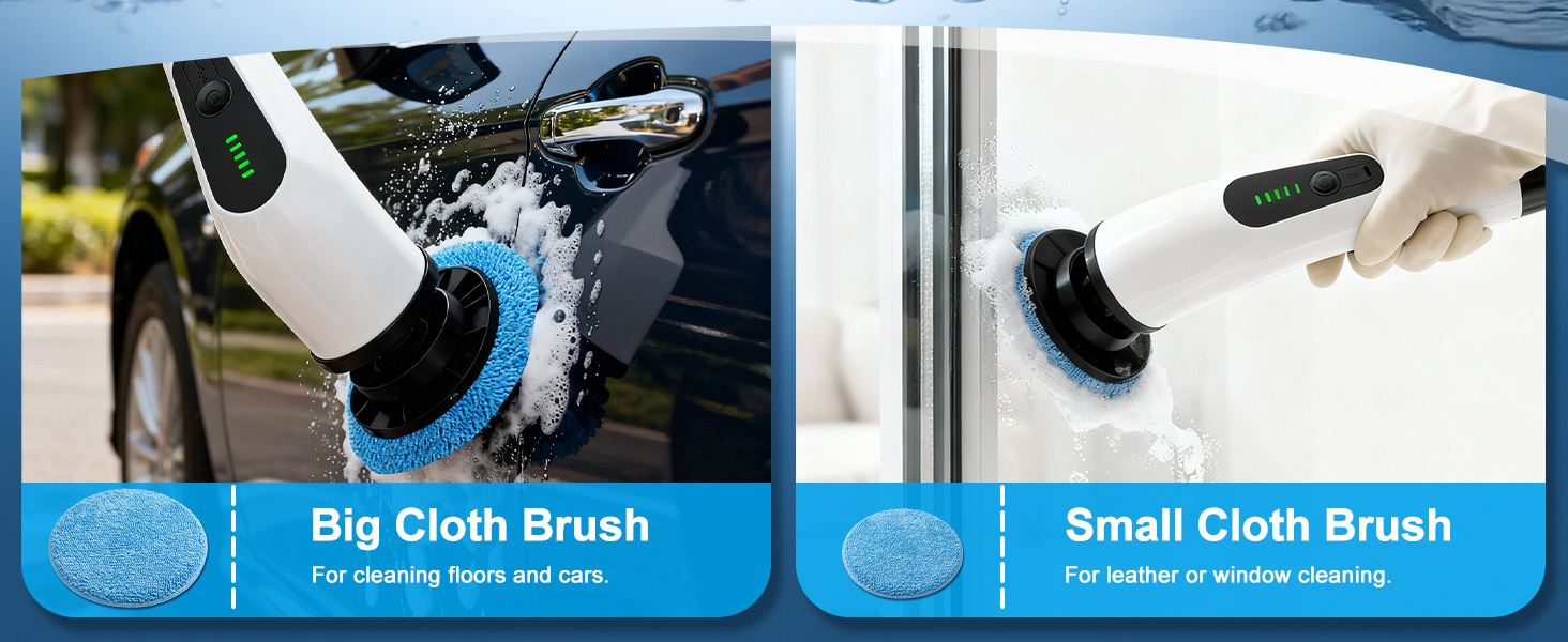 shower cleaner brush electric cordless