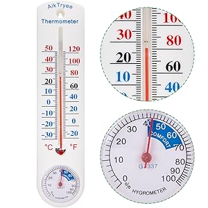 Outdoor indoor temperature and humidity meter