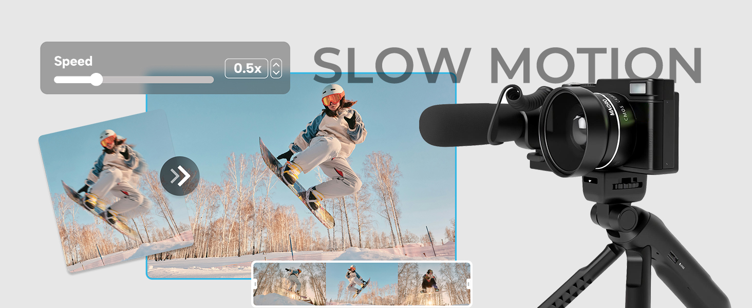 4k vlog camera slow motion