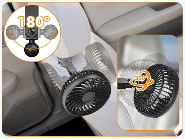 car fans for backseat for kids