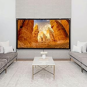 outdoor projector screens for backyard