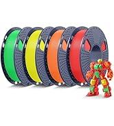 SUNLU PLA+ 3D Printer Filament Bundle, 0.25kg Each Spool, Total 1kg, Mini Spool, PLA Plus Filamen...