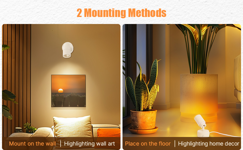 spot lights indoor mounting