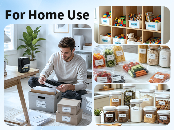 Small Bluetooth Label Maker Machine for Home/Kitchen/Bathroom/Food Organization