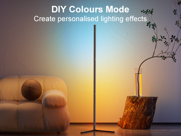 Modern Mood Lighting Corner Lamp
