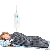 FluffyWarmth Electric Heating Pad for Back, Extra Large 17''x 33'' XXXL for Full Body,Menstrual P...
