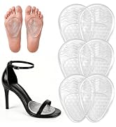 FCYIMI Metatarsal Pads Ball of Foot Cushions Gel Forefoot Pads 3 Pairs | Self Adhesive Heel Pads,...