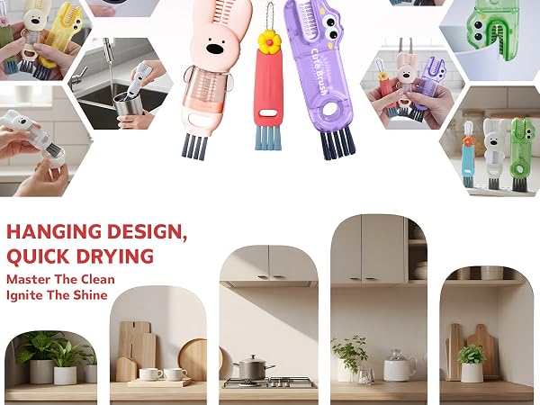 3 in 1 bottle cleaning brush
