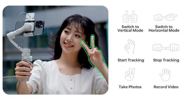 Gesture control in app