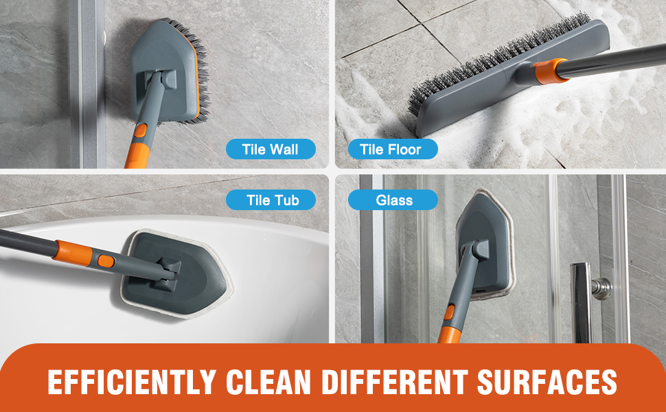 Bathroom cleaning brush