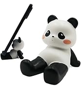Meroqeel Cartoon Panda Sitting Cell Phone Stand for Desk, Cute Statue Phone Holder for Lovely Wom...