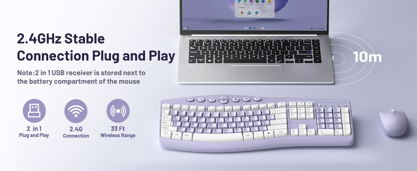 ergonomic keyboard and mouse 5