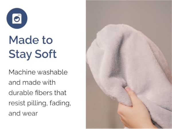 made to stay soft fleece blanket cgk linens machine washable durable resist pilling fading