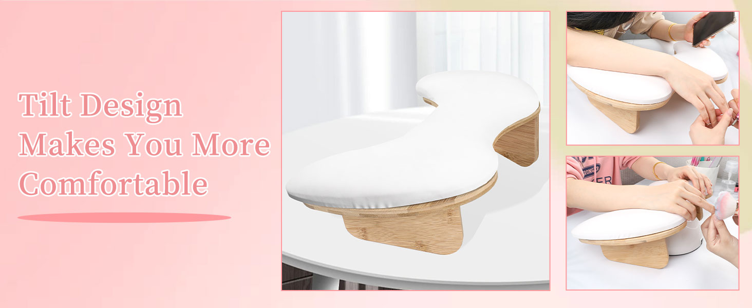 U-shaped Arm Rest for Nails Tech