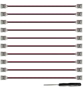 Fluflux 2-Pin Solderless Jumper Connectors for 8mm LED Strip Lights, with Pre-Installed 6'' 20AWG...