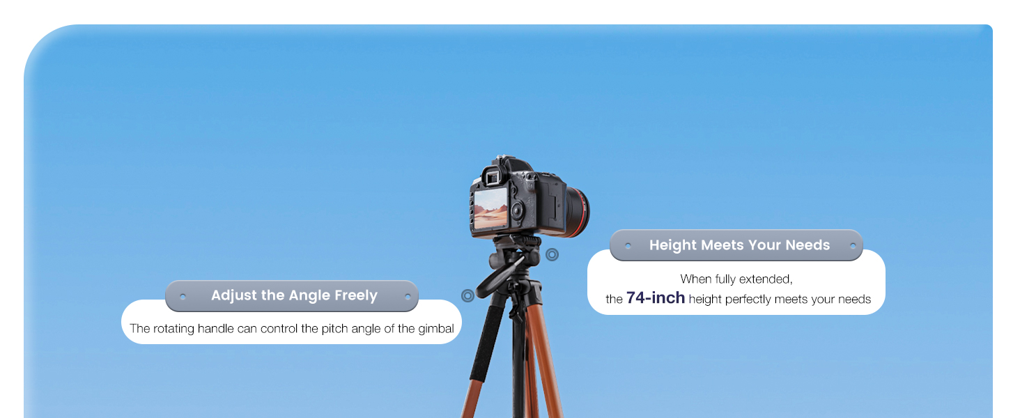 tripod character, 74 inch, aluminium alloy