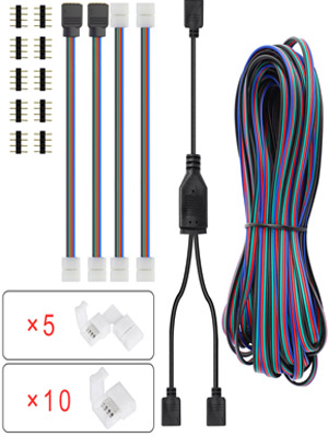 LED Strip Lights 8mm 4 pin 