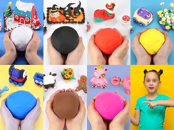 ifergoo modeling clay, air dry clay, cosplay clay, soft clay
