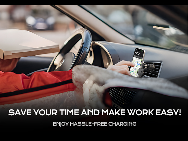 Wireless car charger mount