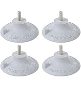 Elder Shower Chair Replacement Feet, Replacement Feet for Shower Chair Bath Seat, Large Suction C...