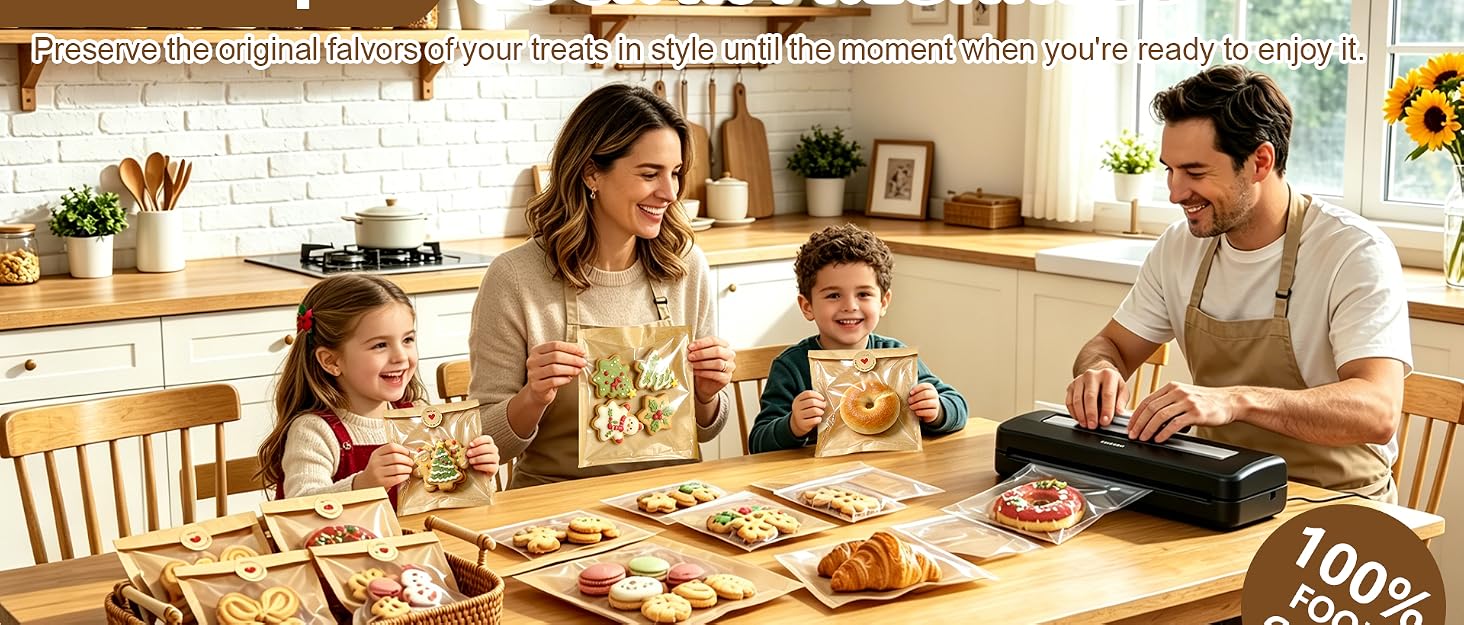 cookie bags with seal