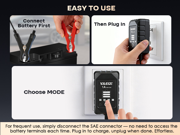 battery charger trickle charger for car battery 12v battery maintainer lithium battery charger