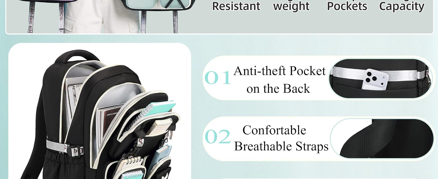 Laptop backpack for girls