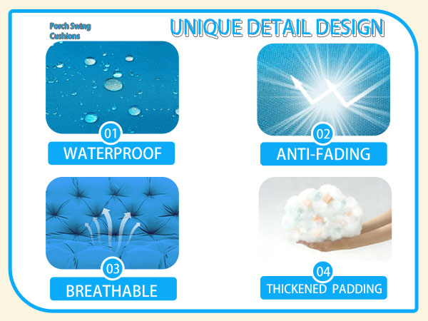 outdoor swing cushions 3 Seater