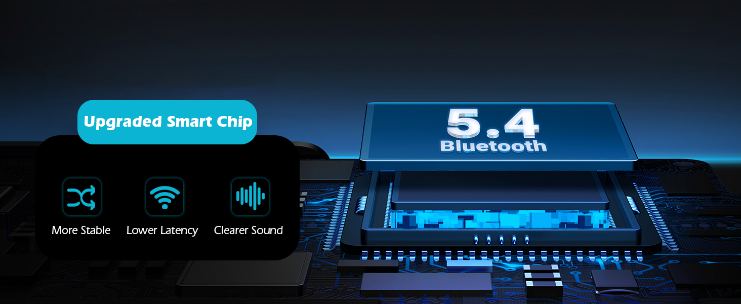 Upgraded Bluetooth 5.4