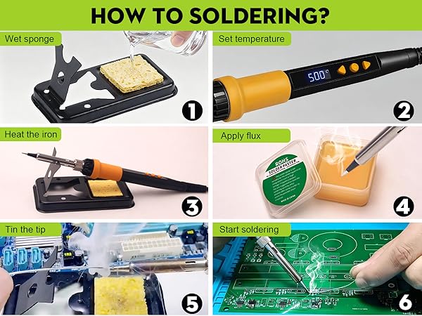 how to use soldering iron
